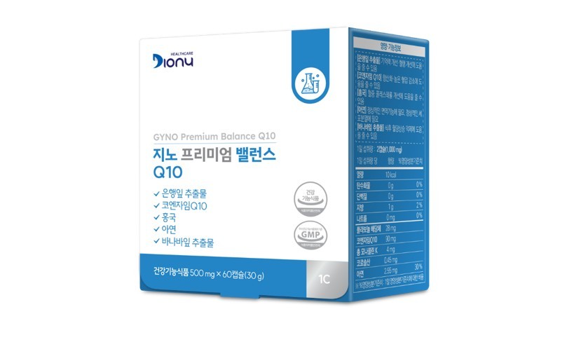 디오니헬스케어, '지노프리미엄밸런스Q10' 1차 완판 - 뉴스 썸네일 이미지