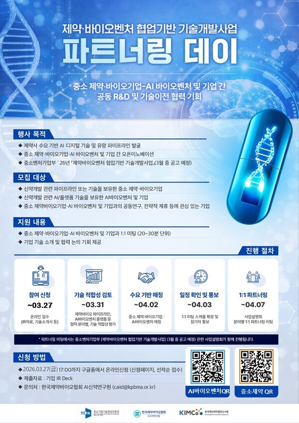 제약바이오협, 중소제약·바이오-AI벤처 잇는 '오픈이노베이션의 장' 개최
