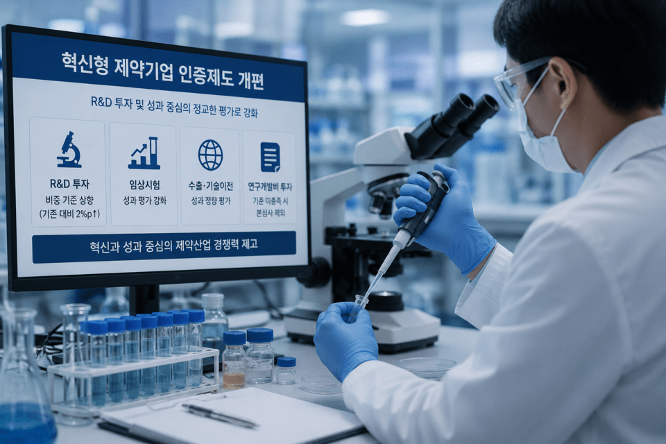 혁신형 제약기업 '높아진 문턱' 재인증 기업도 긴장 - 뉴스 썸네일 이미지